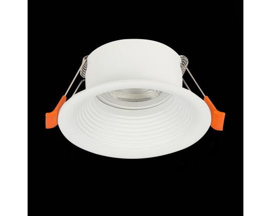 ST202.508.01 Св-к встр. Белый GU10 1*50W  D89xH40 220V Без ламп