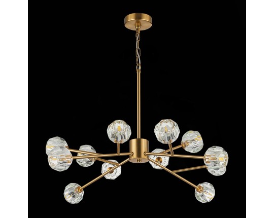 SL1166.303.12 Светильник подвесной ST-Luce Латунь/Прозрачный G9 LED 12*5W