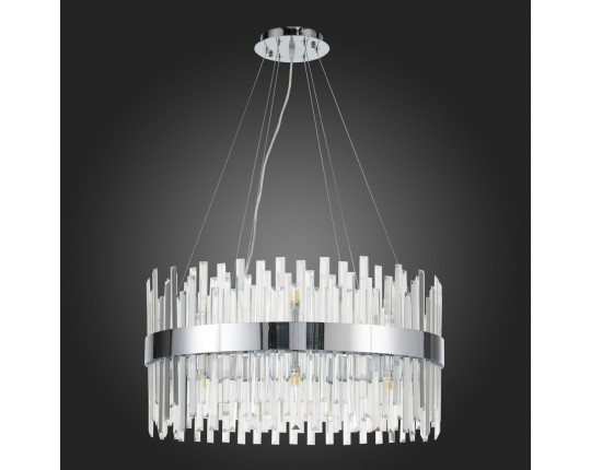 SL1160.103.18 Люстра подвесная ST-Luce Хром/Хром, Прозрачный G9 18*5W