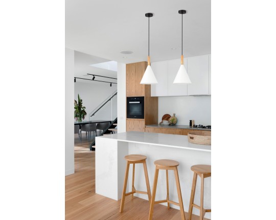 SLE1255-413-01 Светильник подвесной Черный/Белый E27 1*40W