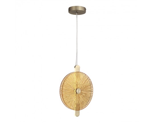 SL6141.313.01 Светильник подвесной ST-Luce бронза/янтарь LED 1*11W 4000K