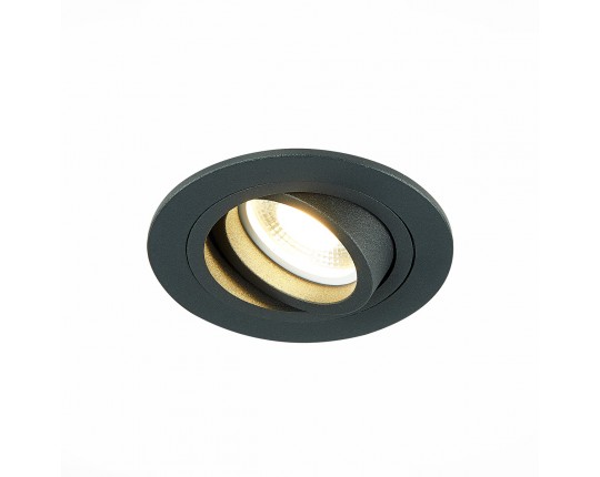 ST251.418.01 Св-к встр. Черный GU10 1*50W  IP20 L90xW90xH27 220V Без ламп