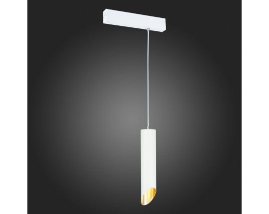 ST508.503.01 Св-к трек. Белый GU10 1*50W  IP20 D60xH300 180-240V Без ламп