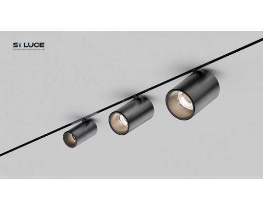 ST671.436.05 Магнитный трековый светильник Черный LED 1*5W 3000K 340Lm Ra>90 36° IP20 D35xH58 24V