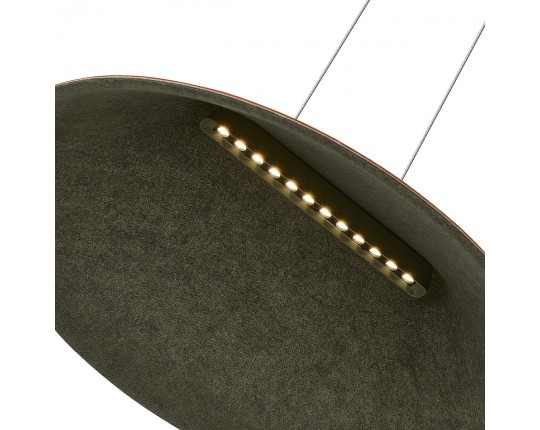 SL3001.723.01 Светильник подвесной ST-Luce Оранжевый,Серый/Оранжевый,Серый LED 1*12W