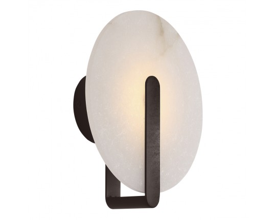 SL1195.401.01 Светильник настенный ST-Luce черный/алебастр LED 1*5W 3000K