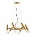 SL1236.203.06 Люстра подвесная ST-Luce Золотистый/Коньячный, Золотистый G9 LED 6*5W