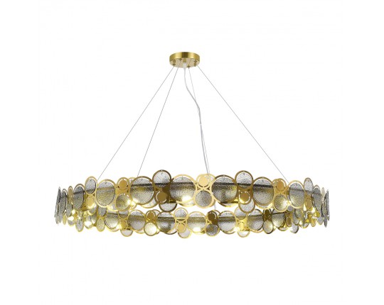 SL6133.313.16 Светильник подвесной ST-Luce Латунь/Дымчатый G9 LED 16*5W 4000K