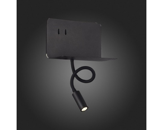 SL1576.401.02 Светильник настенный ST-Luce Черный/Черный LED 2*3W 4000K