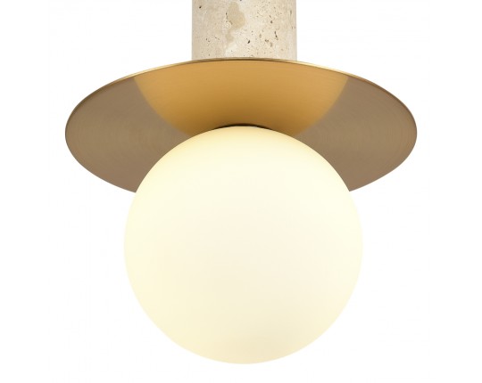 SL1194.303.01 Светильник подвесной ST-Luce латунь/белый G9 1*5W 4000K