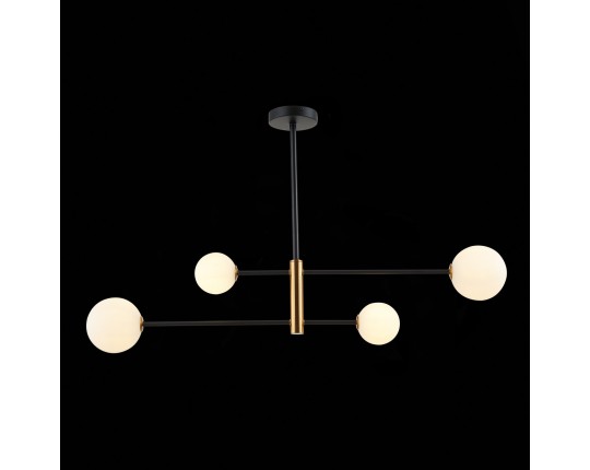SLE220103-04 Светильник потолочный Черный, Бронза/Белый G9 4*5W