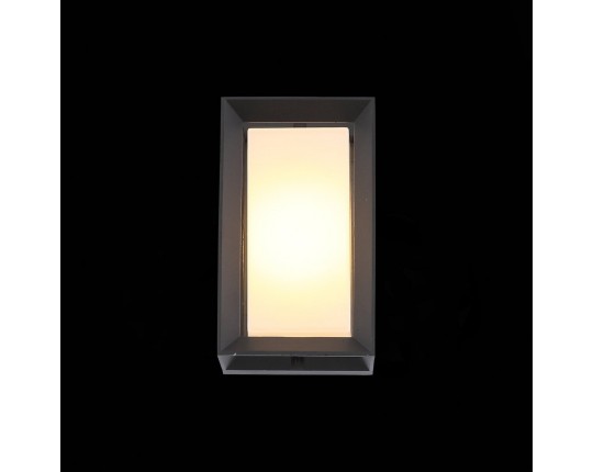 SL077.411.01 Светильник уличный настенный ST-Luce Черный/Белый LED 1*6W 3000K