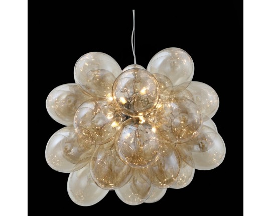 SL432.203.12 Люстра подвесная ST-Luce Хром/Коньячный G9 12*5W