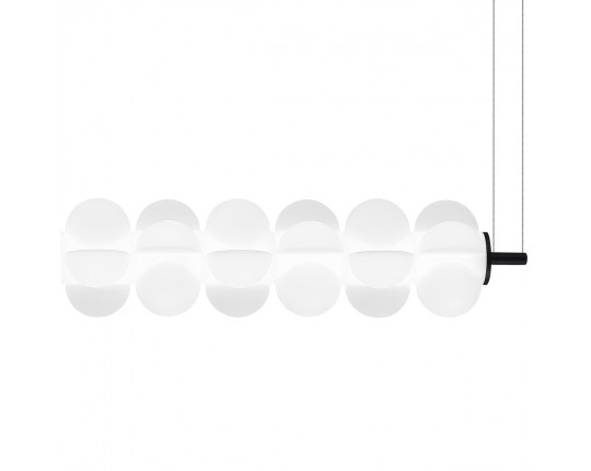 SL6121.413.01 Светильник подвесной ST-Luce Черный/Белый LED 1*30W 3000K