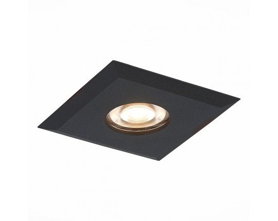 ST204.408.01 Св-к встр. Черный GU10 1*50W  L94xW94xH25 220V Без ламп