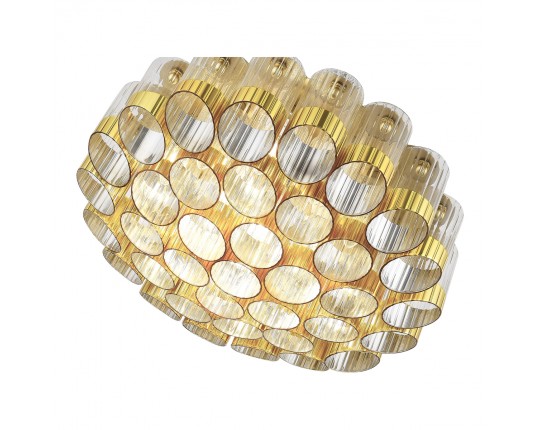 SL1662.302.19 Светильник потолочный ST-Luce Латунь/Латунь, Прозрачный E14 19*60W