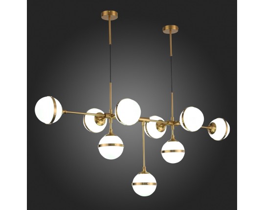 SL1157.303.09 Светильник подвесной ST-Luce Бронза/Белый E14 9*40W