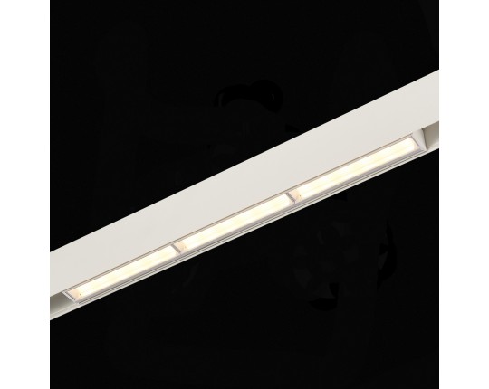 ST804.536.18 Магнитный трековый светильник Белый LED 1*18W 3000K 1 300Lm Ra>90 120° IP20 L330xW22xH4