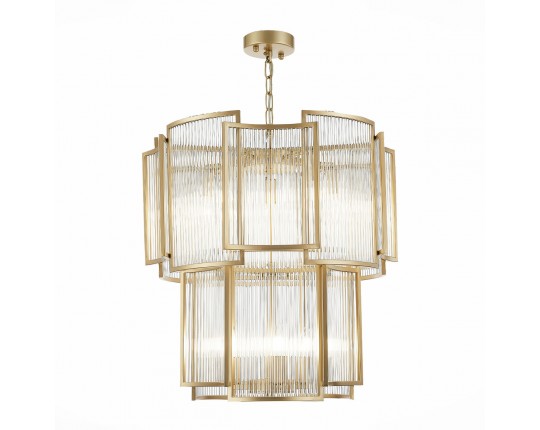 SL1234.203.08 Люстра подвесная ST-Luce Шампань/Прозрачный, Шампань E14 8*60W