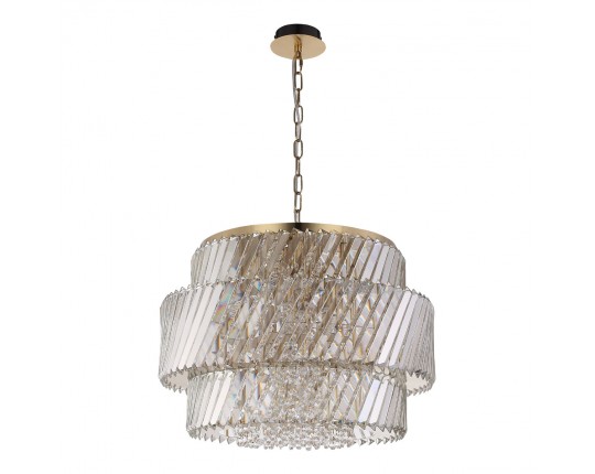 SL6138.303.12 Светильник подвесной ST-Luce латунь/прозрачный E14 12*40W