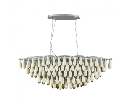 SL1517.103.08 Светильник подвесной ST-Luce Серебристый/Белый, Золотистый E14 8*40W