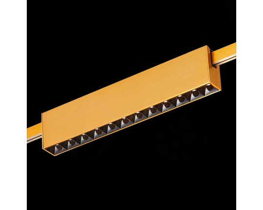 ST816.206.12 Магнитный трековый светильник FARM Золотистый LED 1*12W 3000K 706Lm Ra90 40 IP20 L232xW