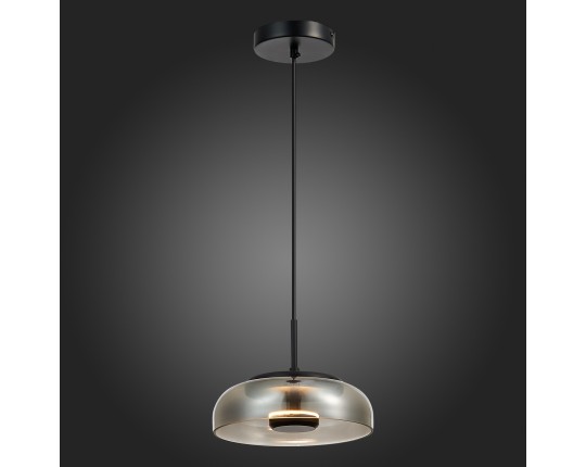 SL6002.403.01 Подвес ST-Luce Черный/Дымчатый LED 1*7W 4000K