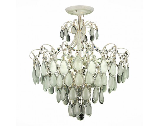 SLE160302-06 Светильник потолочный Золотистый/Белый матовый E14 6*60W