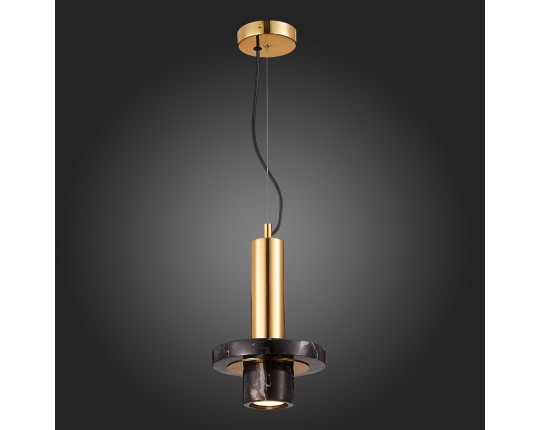 SL1210.403.01 Светильник подвесной ST-Luce Золотистый/Черный GU10 1*5W