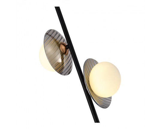 SL1521.403.02 Светильник подвесной ST-Luce Черный/Дымчатый, Белый G9 2*5W 4000K