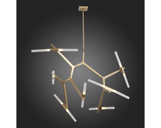 SL947.202.14 Люстра потолочная ST-Luce Золотистый/Белый G9 14*5W