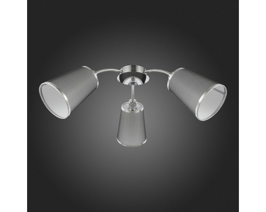 SLE103002-03 Светильник потолочный Хром/Черный E14 3*40W