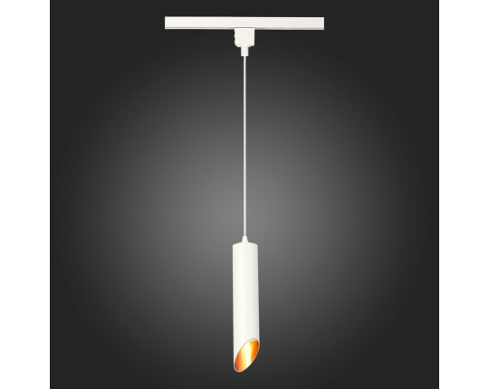 ST152.506.01 Светильник трековый Белый GU10 1*50W IP20 D60xH300 220V Без ламп