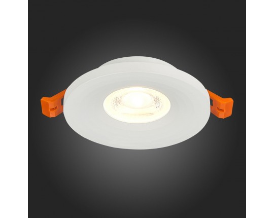 ST205.508.01 Св-к встр. Белый GU10 1*50W  D95xH27 220V Без ламп