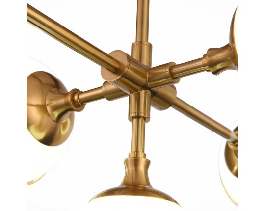 SL1157.303.05 Светильник потолочный ST-Luce Бронза/Белый E14 5*40W