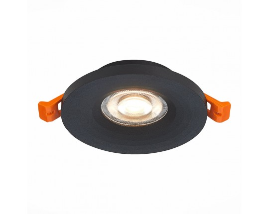 ST205.408.01 Св-к встр. Черный GU10 1*50W  D95xH27 220V Без ламп