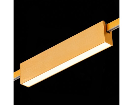 ST817.206.12 Магнитный трековый светильник FARM Золотистый LED 1*12W 3000K 580Lm Ra90 120 IP20 L232x