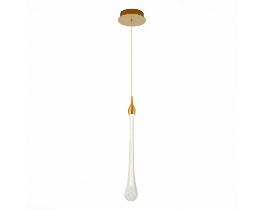 SL6103.203.01 Подвес ST-Luce Золотистый/Прозрачный LED 1*3W 4000K