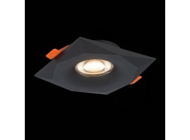 ST203.408.01 Св-к встр. Черный GU10 1*50W  L95xW95xH25 220V Без ламп