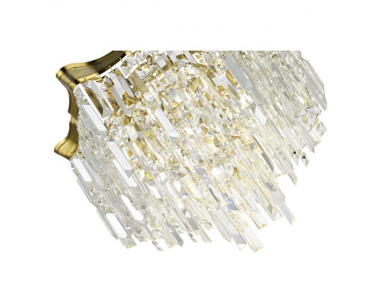 SL1659.303.07 Светильник подвесной ST-Luce Латунь/Прозрачный E14 7*60W