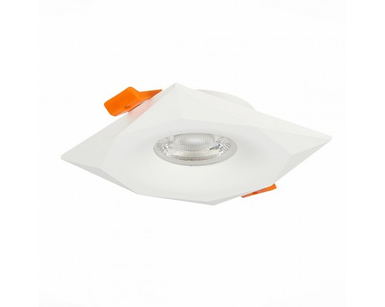 ST203.508.01 Св-к встр. Белый GU10 1*50W  L95xW95xH25 220V Без ламп