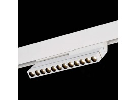 ST805.536.12 Магнитный трековый светильник Белый LED 1*12W 3000K 450Lm Ra>90 36° IP20 L220xW22xH117