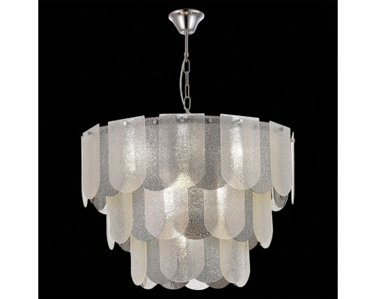 SLE1125-103-12 Светильник подвесной Хром/Прозрачно-Дымчатый E14 12*40W