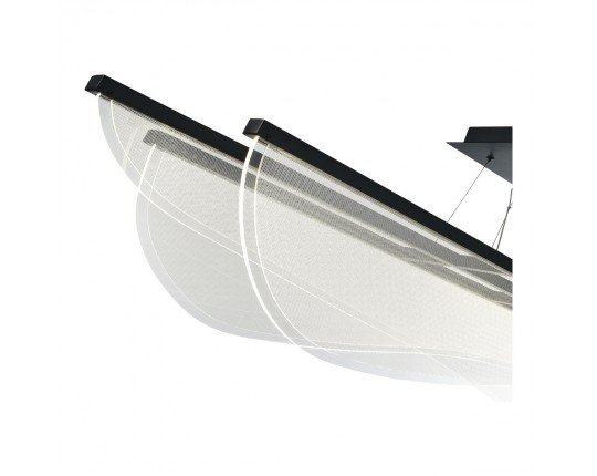 SL6509.423.01 Светильник подвесной ST-Luce Черный/Прозрачный LED 1*60W 4000K