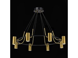 SL1215.403.08 Светильник подвесной ST-Luce Черный, Латунь/Латунь GU10 8*5W 4000K