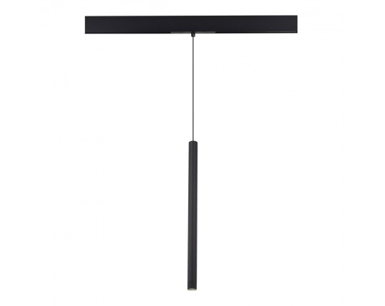 ST683.446.08 Магнитный трековый светильник Черный LED 1*8W 4000K 450Lm Ra90 24° IP20 D30xH500 48V