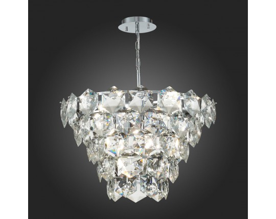 SL1631.103.09 Люстра подвесная ST-Luce Хром/Прозрачный E14 9*40W