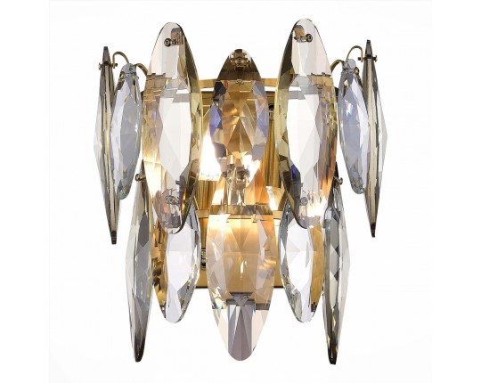 SL1227.301.02 Бра ST-Luce Латунь/Прозрачный E14 2*40W