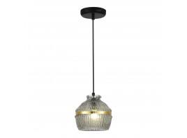 SL1661.413.01 Светильник подвесной ST-Luce Черный/Дымчатый E27 1*40W