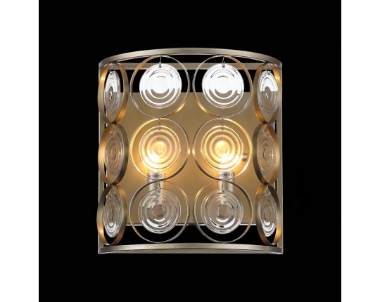 SL1105.201.02 Светильник настенный ST-Luce Золотистый с патиной/Золотистый, Прозрачный E14 2*60W